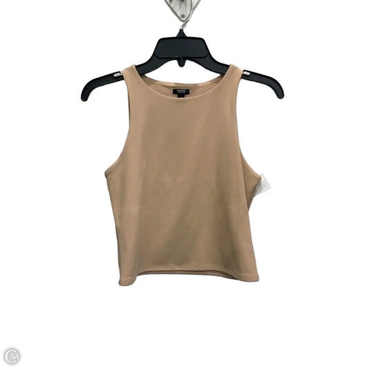 Top Sleeveless By Express In Tan, Size: M