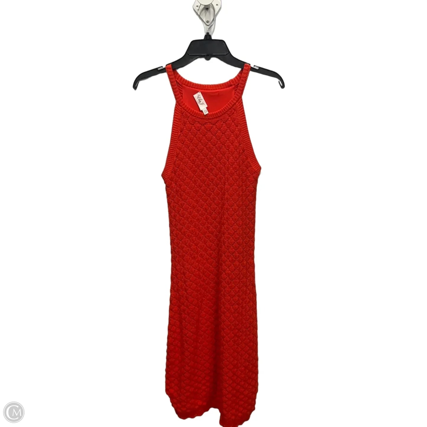 Dress Casual Midi By Eliza J In Orange, Size: M