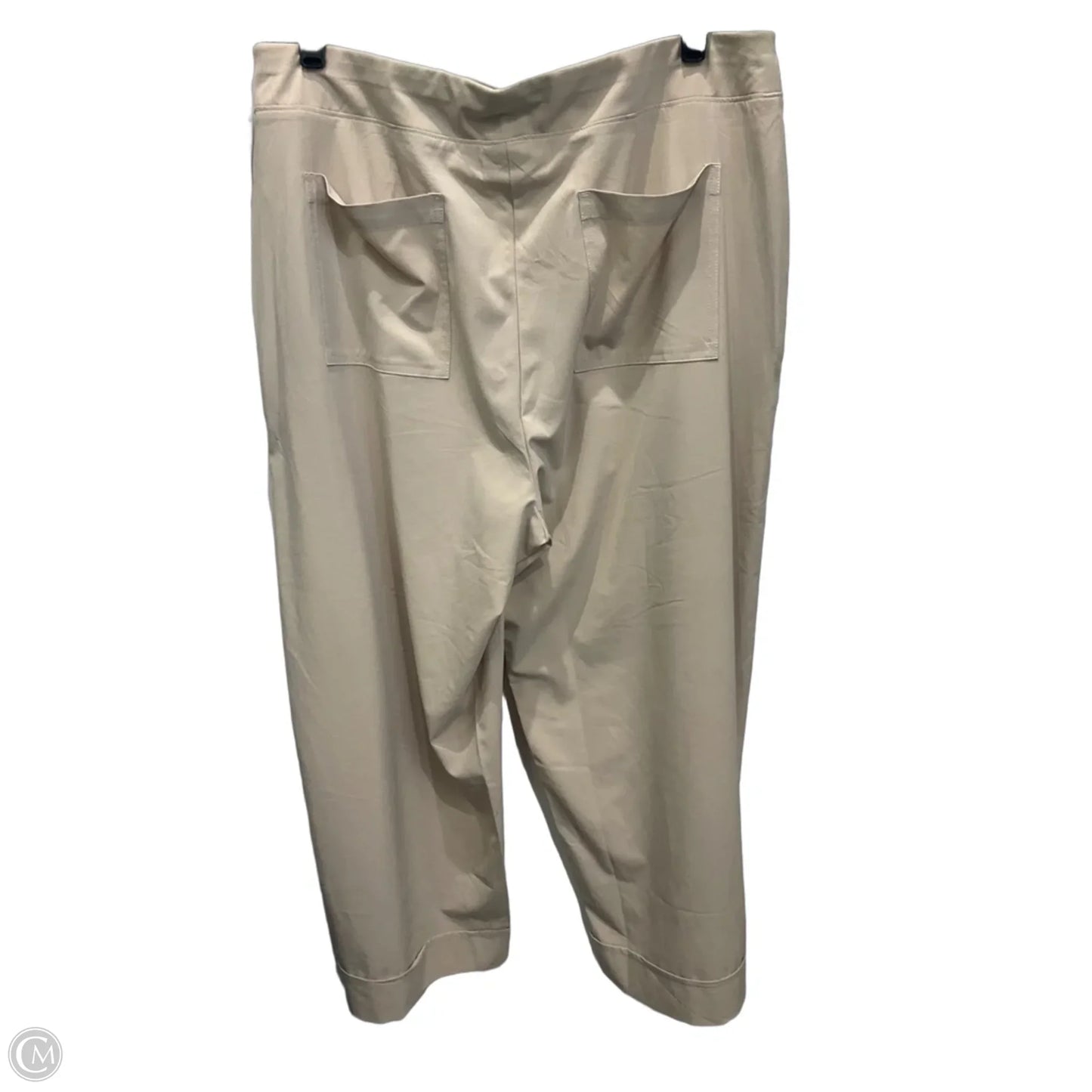Athletic Pants 2pc By Chicos In Tan, Size: L