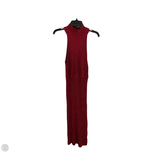 Dress Casual Maxi By Good American In Red, Size: 6