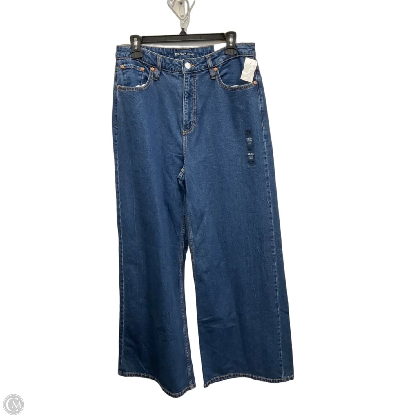 Jeans Wide Leg By On 34th In Blue Denim, Size: 12