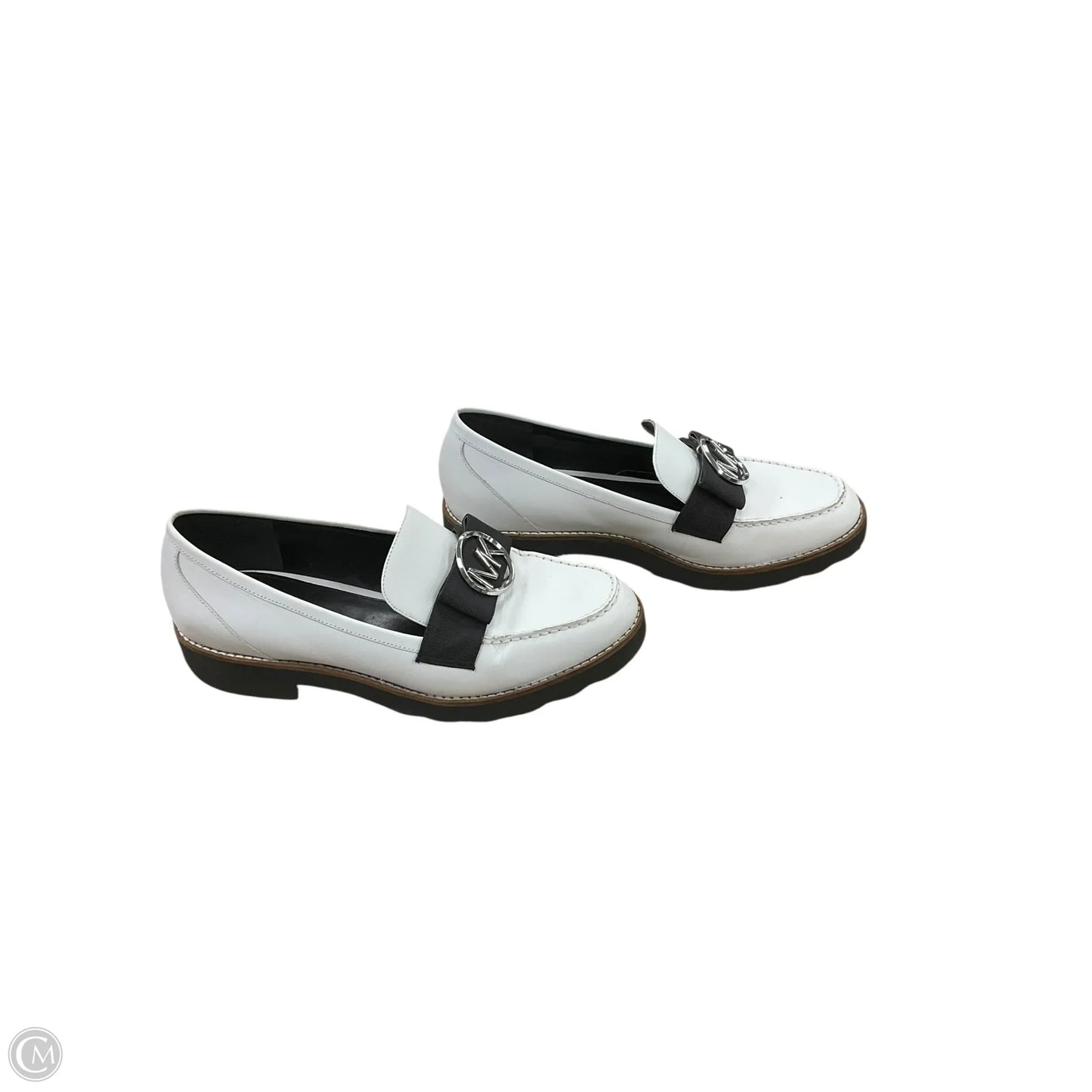 Shoes Flats By Michael By Michael Kors In Black & White, Size: 8