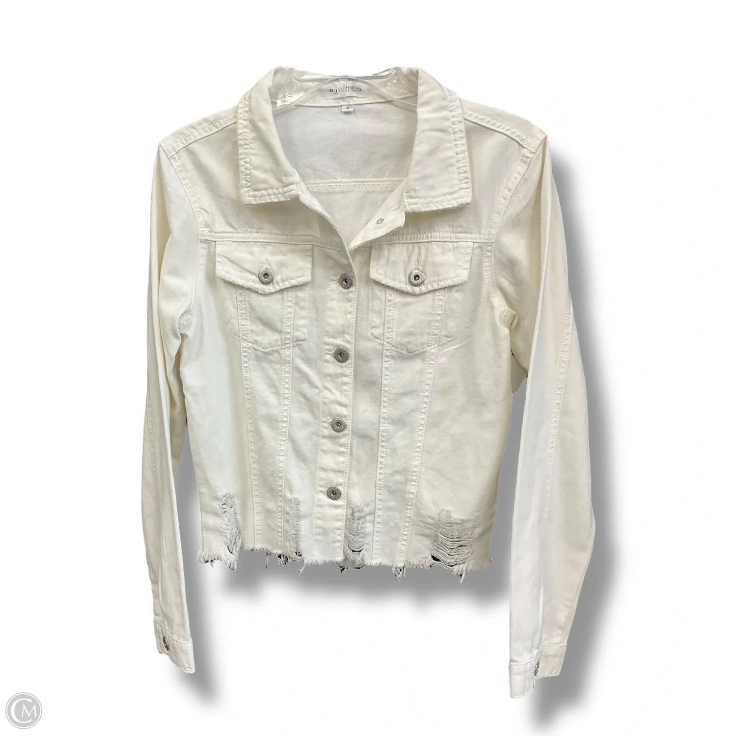 Jacket Other By Clothes Mentor In White, Size: S