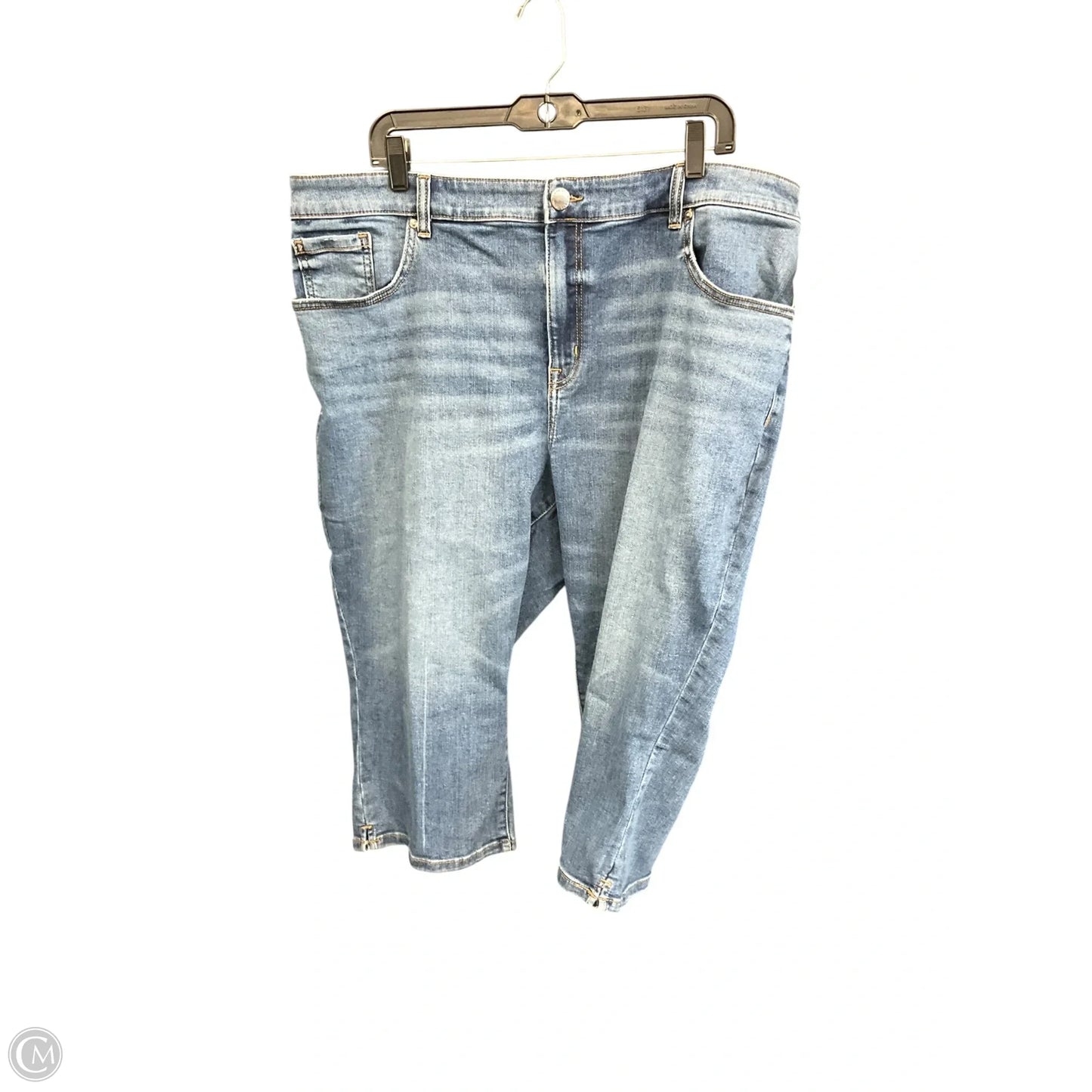 Jeans Flared By Lane Bryant In Blue Denim, Size: 24