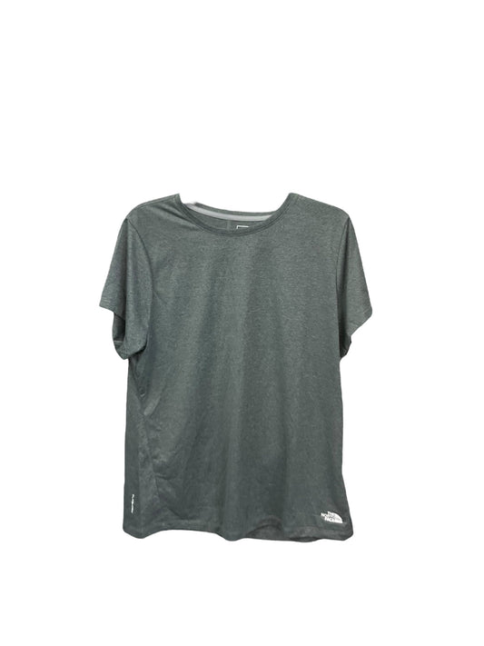 Athletic Top Short Sleeve By The North Face In Grey, Size: Xl