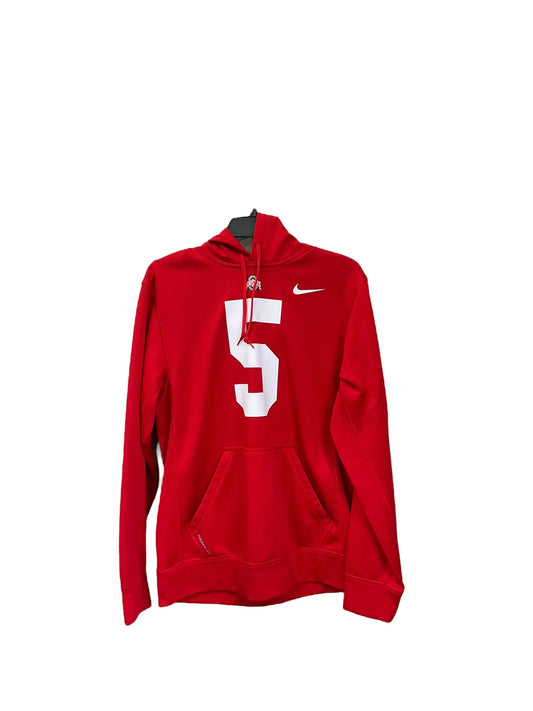 Sweatshirt Hoodie By Nike Apparel In Red, Size: S