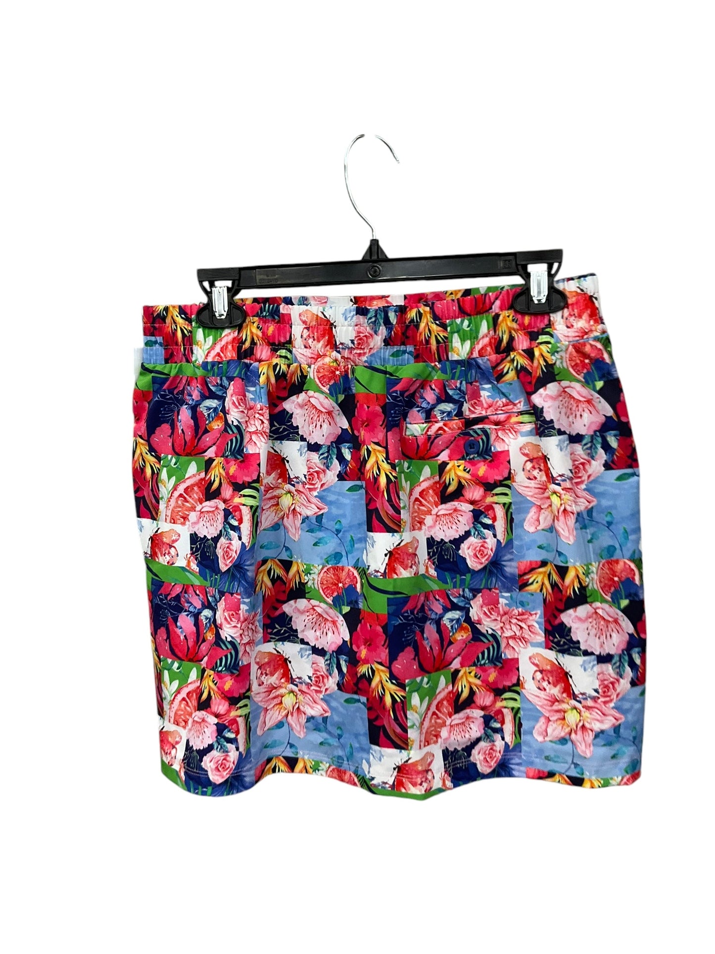 Athletic Skort By Kyodan In Floral Print, Size: M