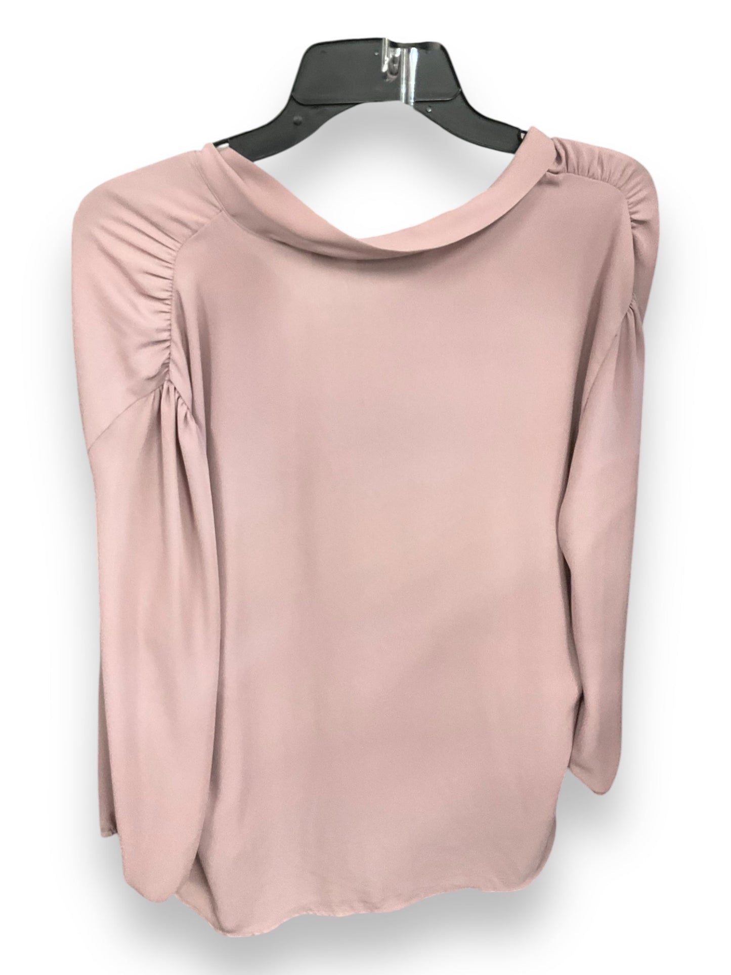 Blouse Long Sleeve By New York And Co In Mauve, Size: Xl