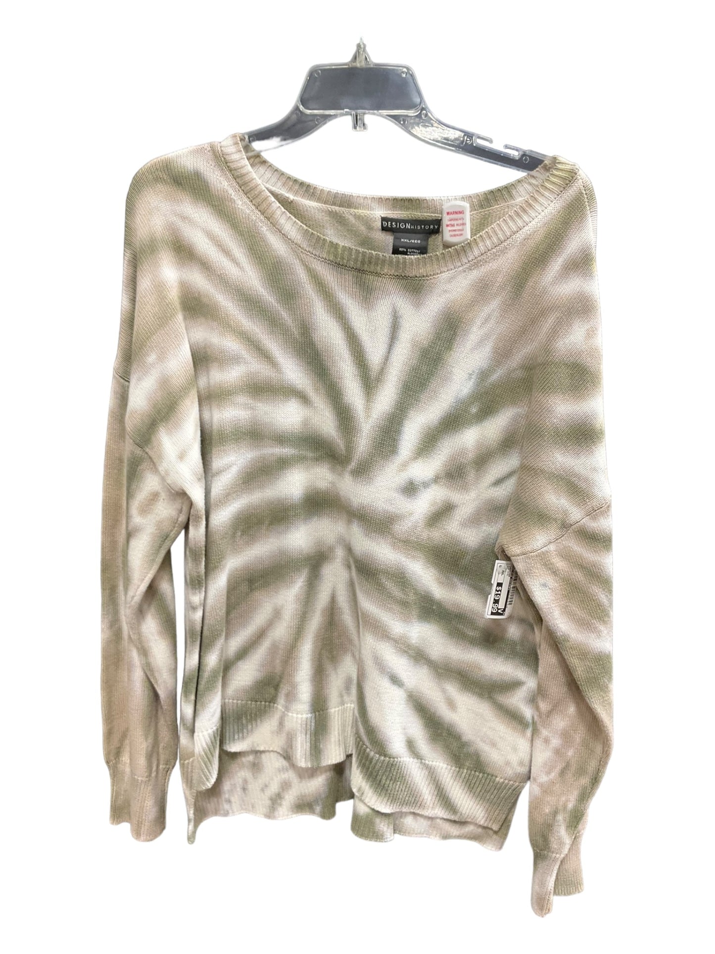 Tie Dye Sweater Design History, Size Xxl