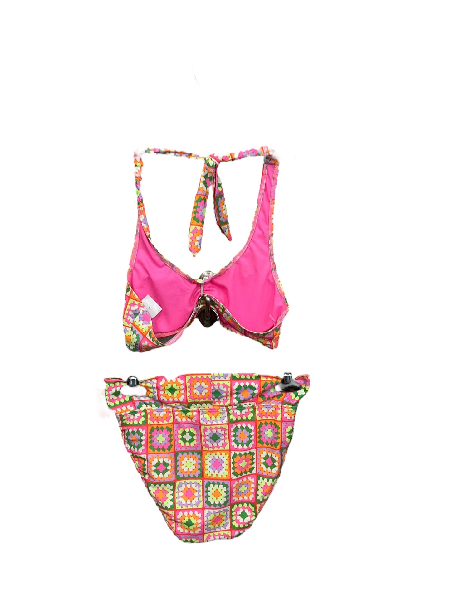 Multi-colored Swimsuit 2pc Pink Lily, Size S