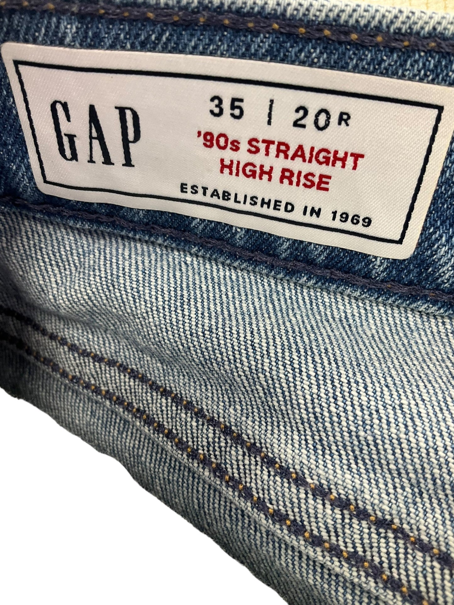 Blue Jeans Straight Gap, Size 20