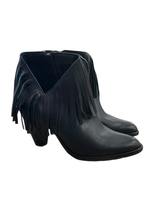 Black Boots Ankle Heels Jessica Simpson, Size 9.5