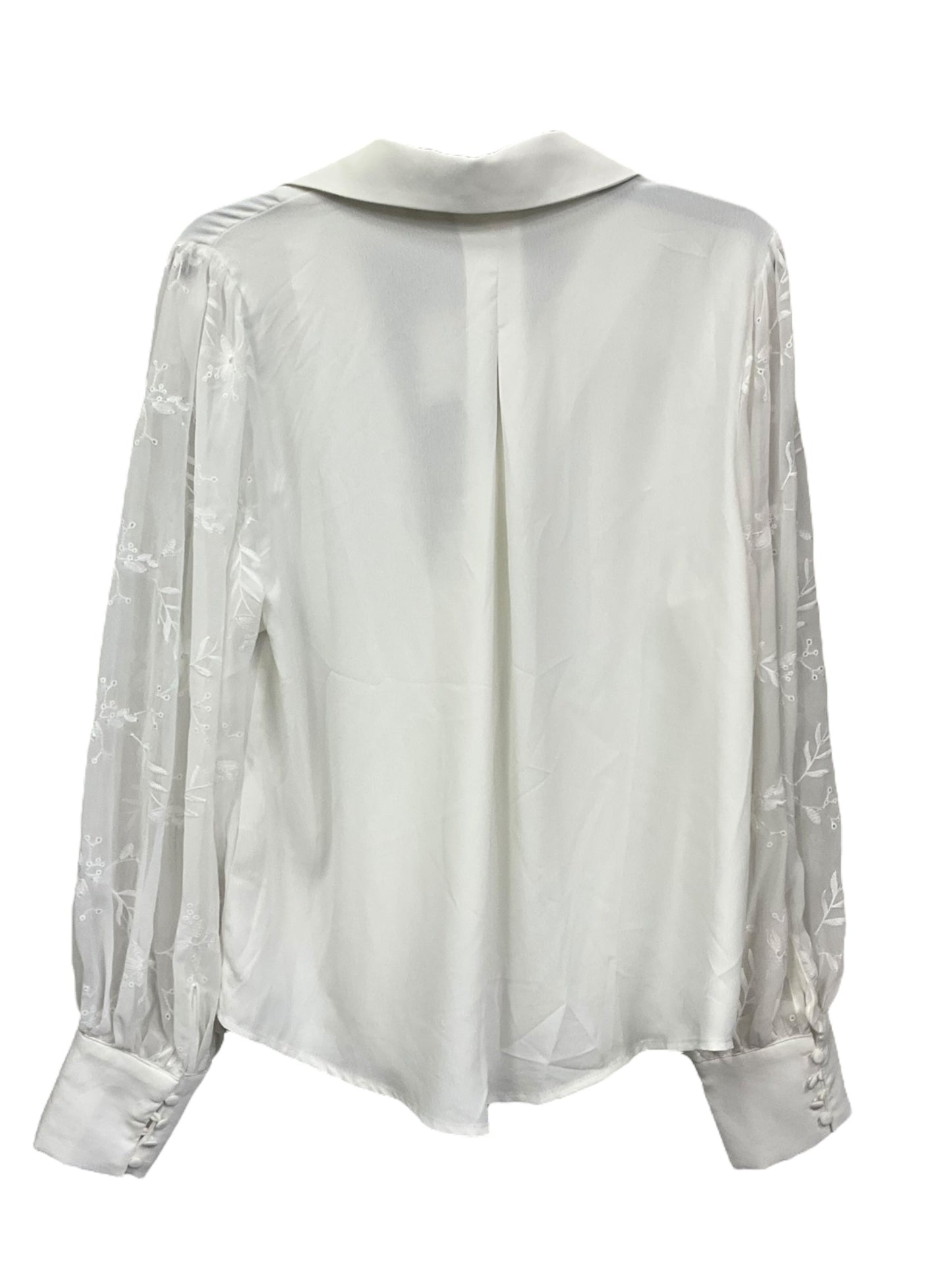 White Blouse Long Sleeve Soft Surroundings, Size M