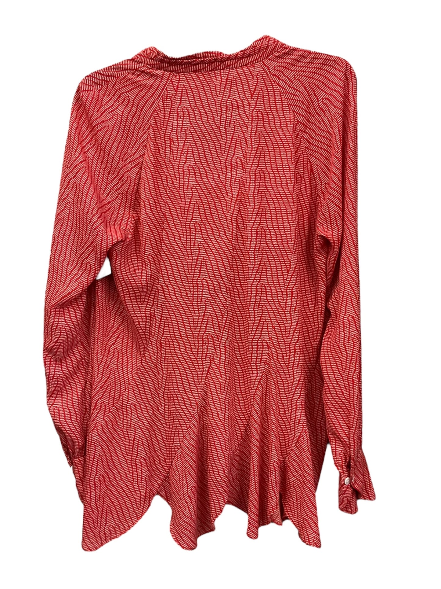 Red Top Long Sleeve Derek Lam, Size L