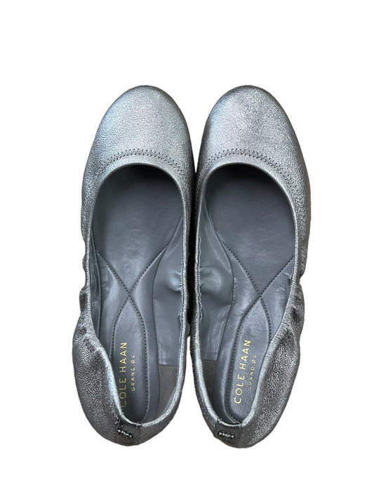 Silver Shoes Flats Cole-haan, Size 6.5