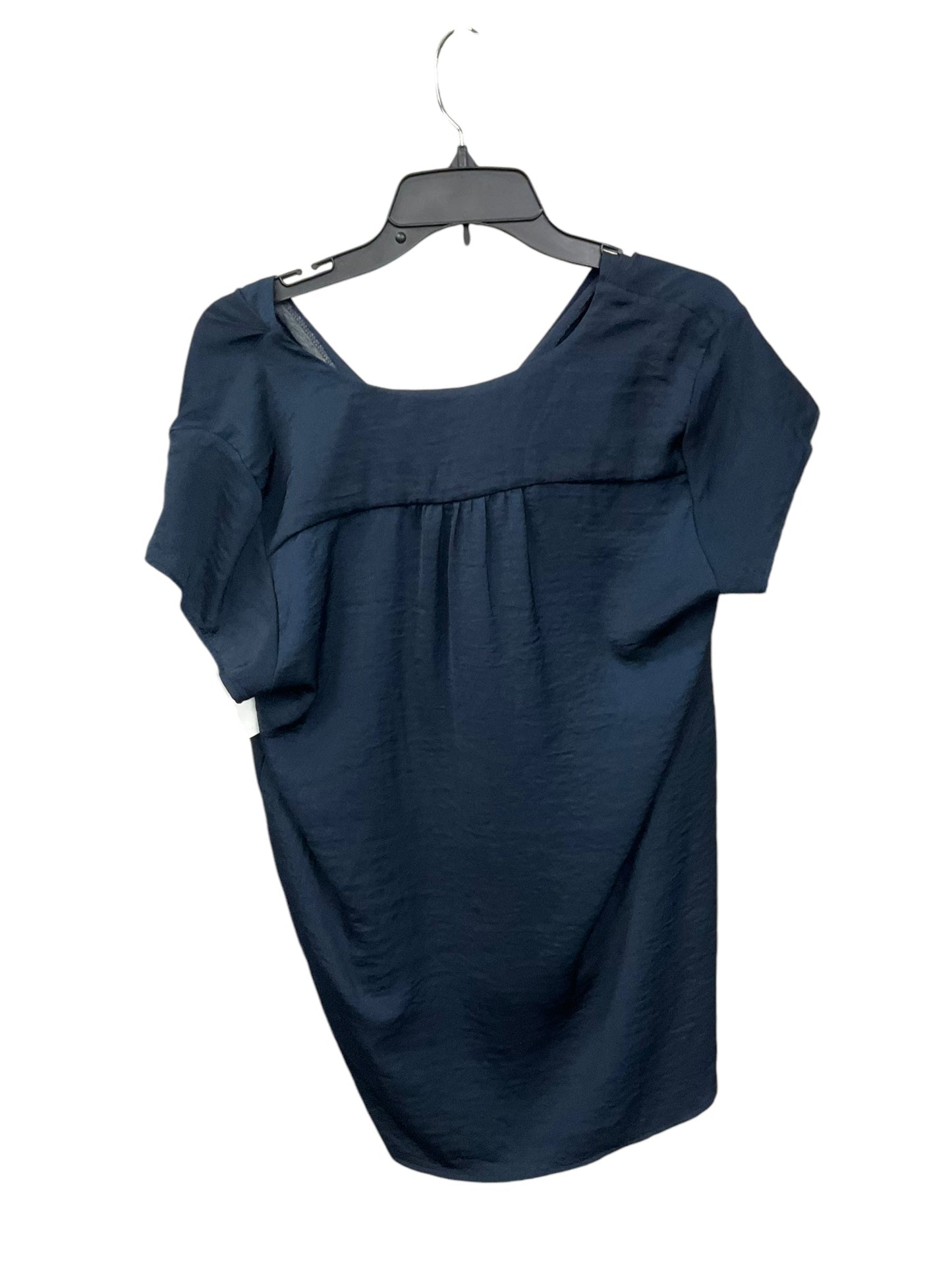 Top Short Sleeve By H&m In Navy, Size: M