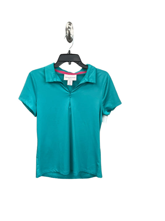 Athletic Top Short Sleeve By Tommy Bahama In Aqua, Size: M