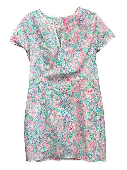 Blue & Pink Dress Casual Short Lilly Pulitzer, Size L