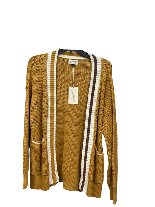 Gold Sweater Cardigan Universal Thread, Size Xs