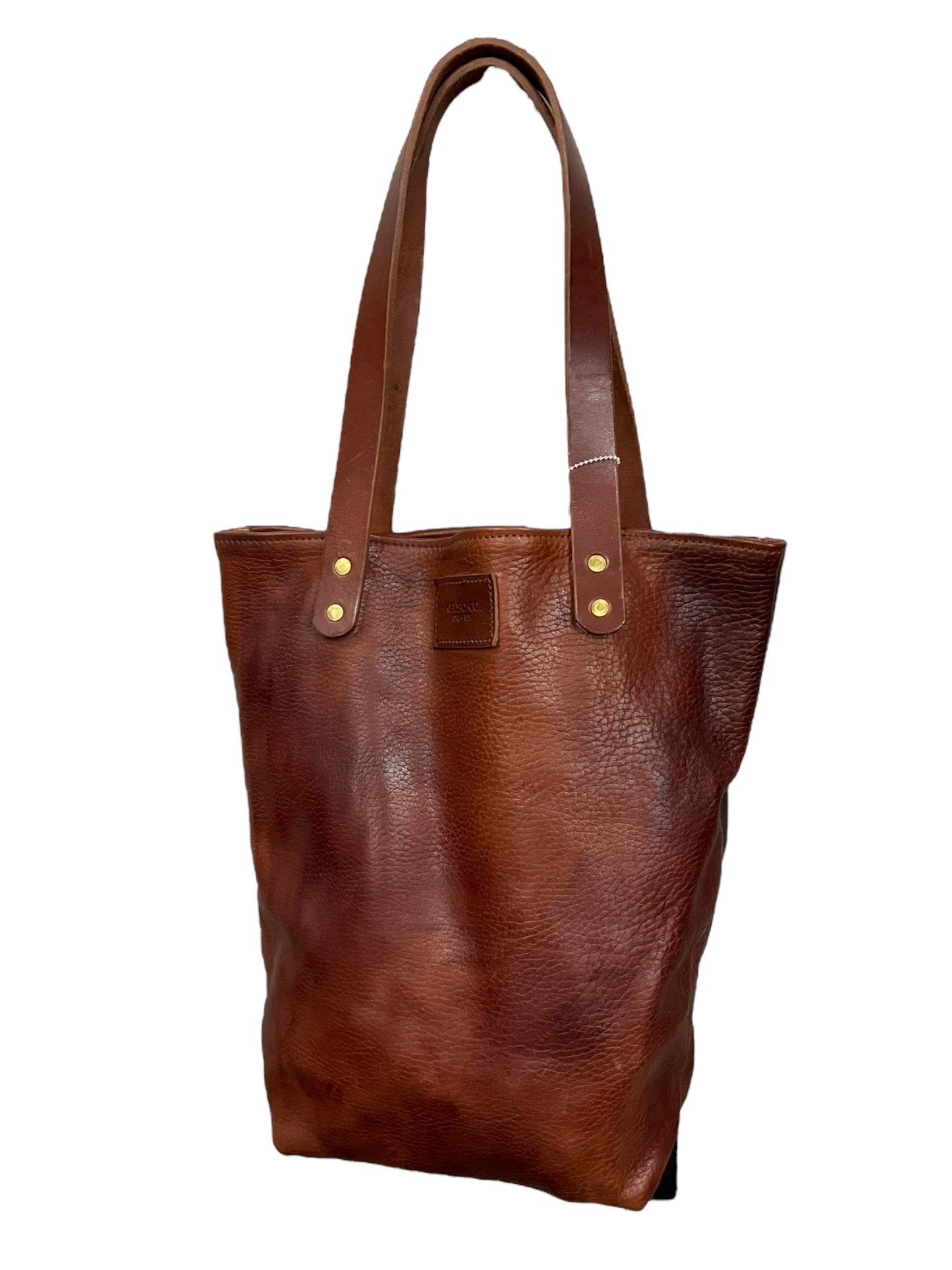 Tote Leather Clothes Mentor, Size Medium