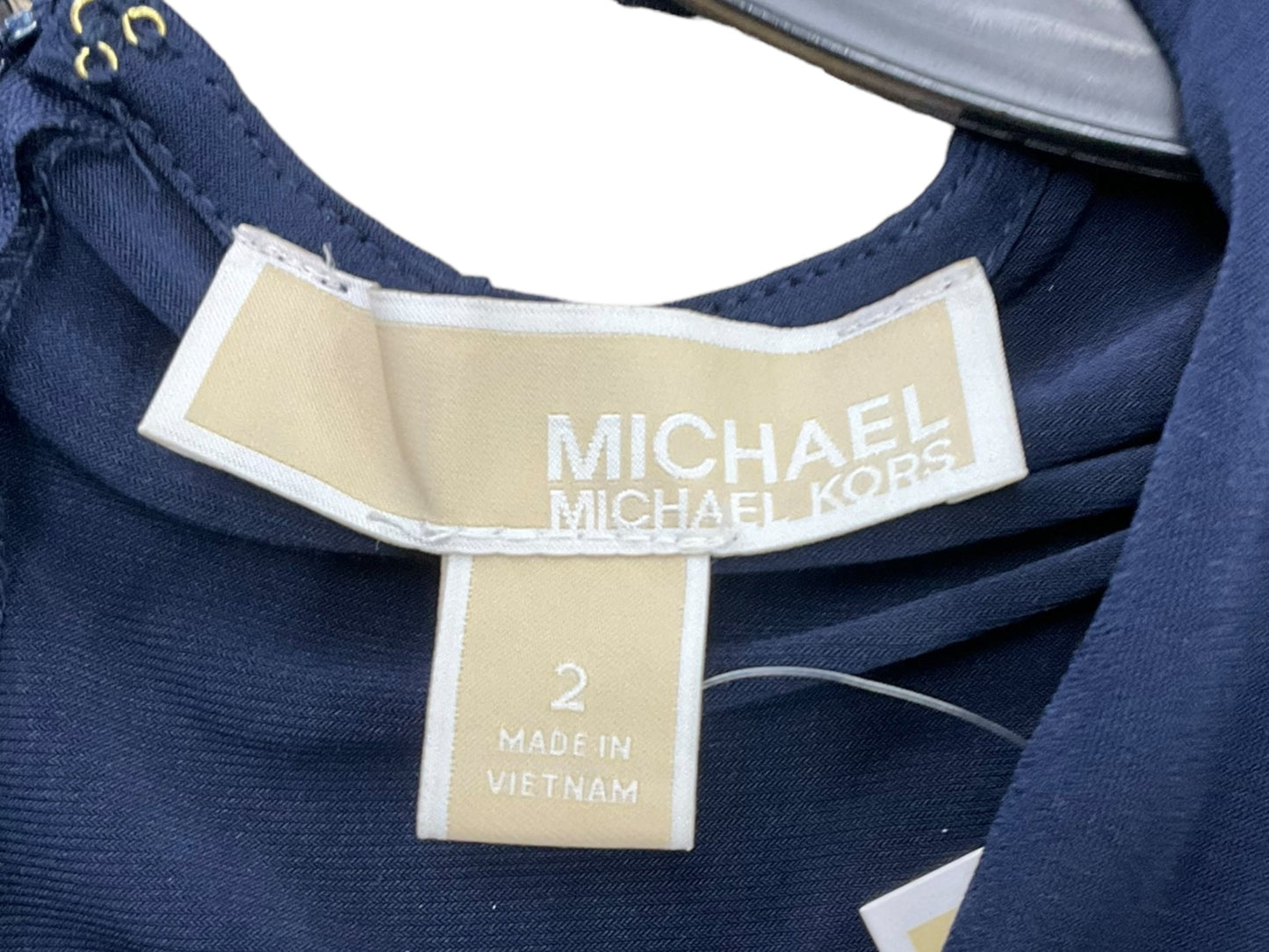 Navy Dress Work Michael By Michael Kors, Size Xs