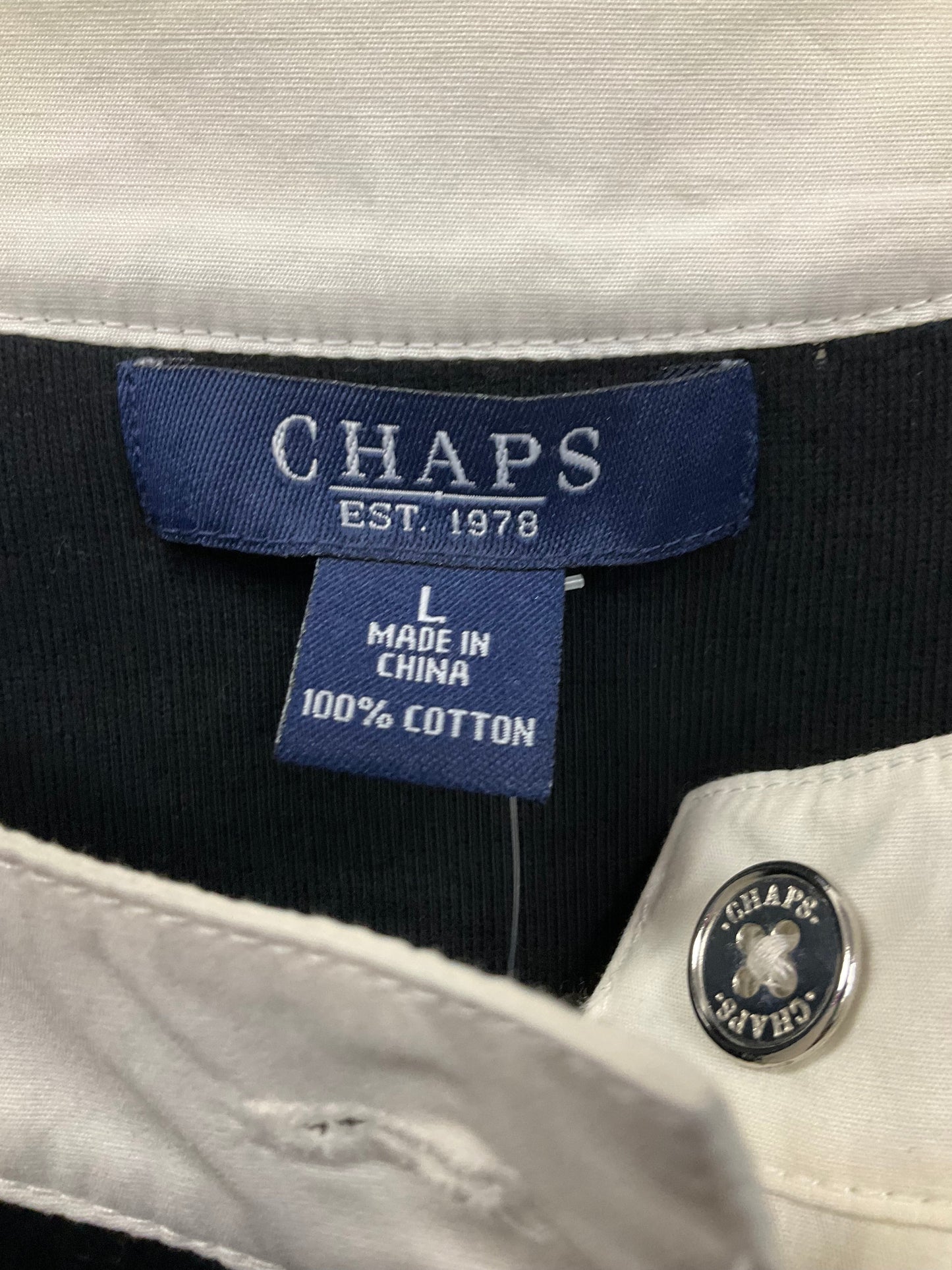 Top Long Sleeve By Chaps  Size: L