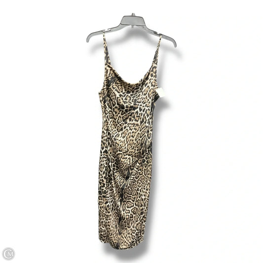 Dress Casual Midi By Clothes Mentor In Animal Print, Size: M