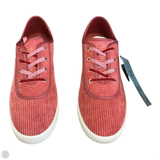 Shoes Sneakers By Toms In Coral, Size: 9