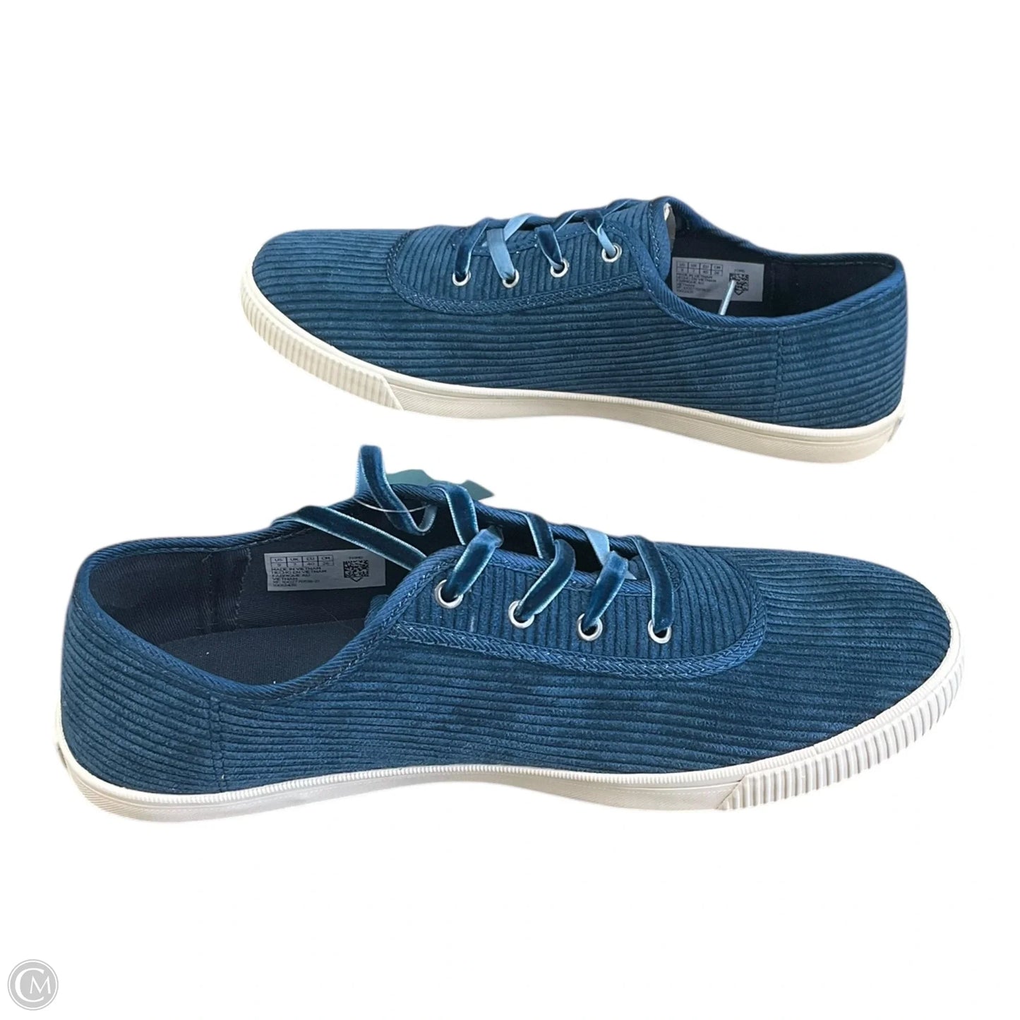 Shoes Sneakers By Toms In Blue, Size: 9