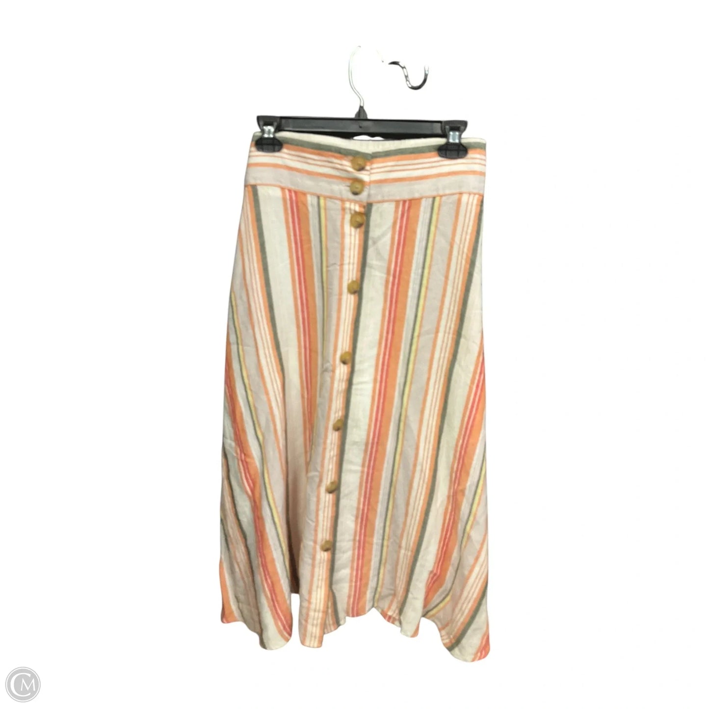 Skirt Maxi By A New Day In Striped Pattern, Size: L