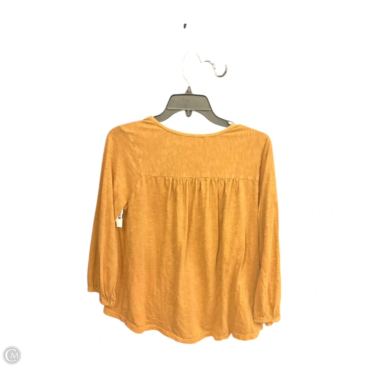 Top Long Sleeve By Lucky Brand In Brown, Size: M