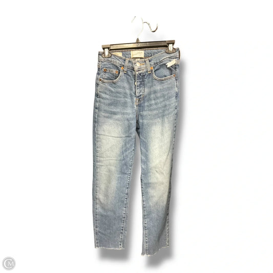 Jeans Straight By Universal Thread In Blue Denim, Size: 4