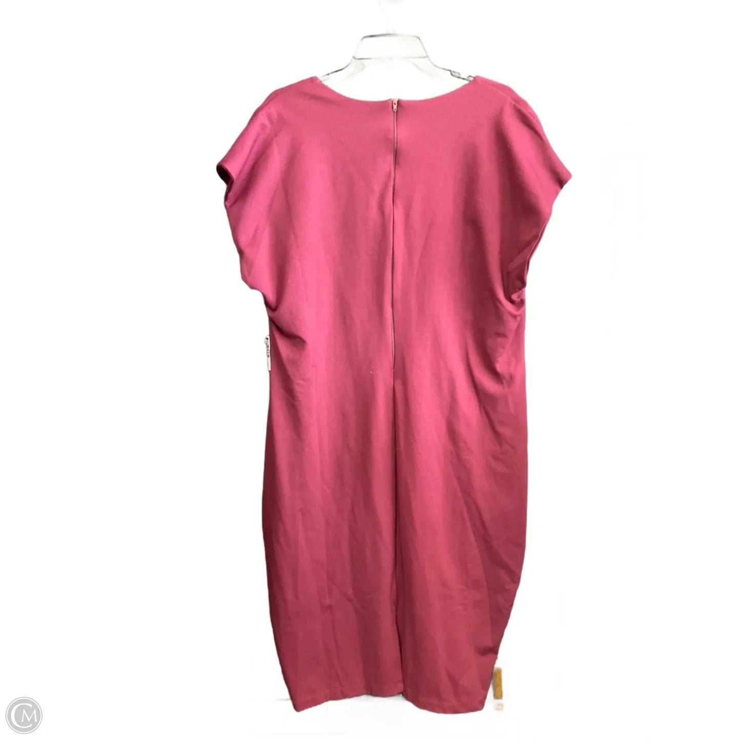 Dress Casual Midi By Fashion Nova In Maroon, Size: 3x