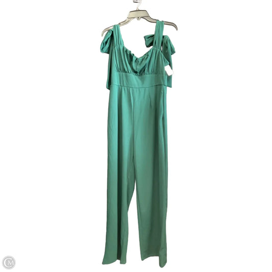 Jumpsuit By Francesca's In Green, Size: M