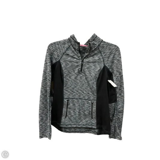 Athletic Top Long Sleeve Collar By Calvin Klein In Multi-colored, Size: S