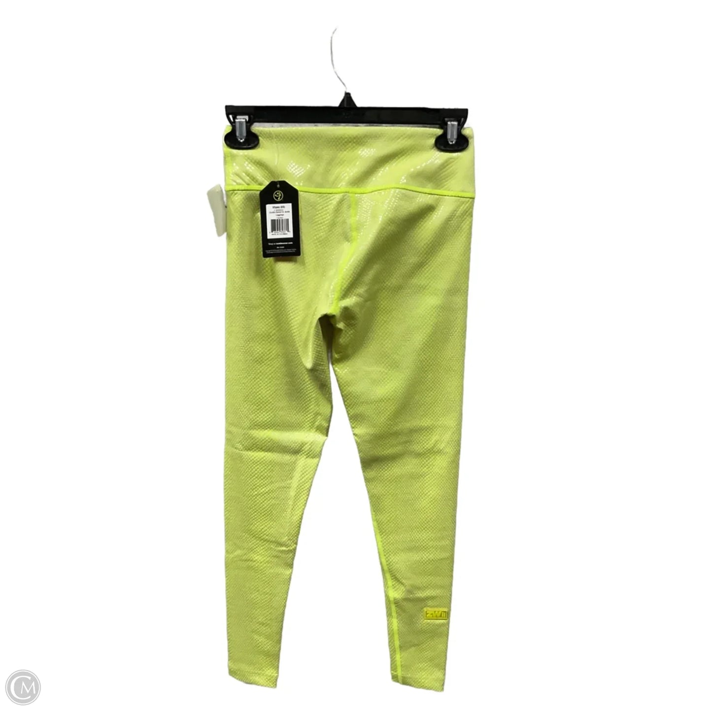 Pants Leggings By Zumba In Green, Size: Xs