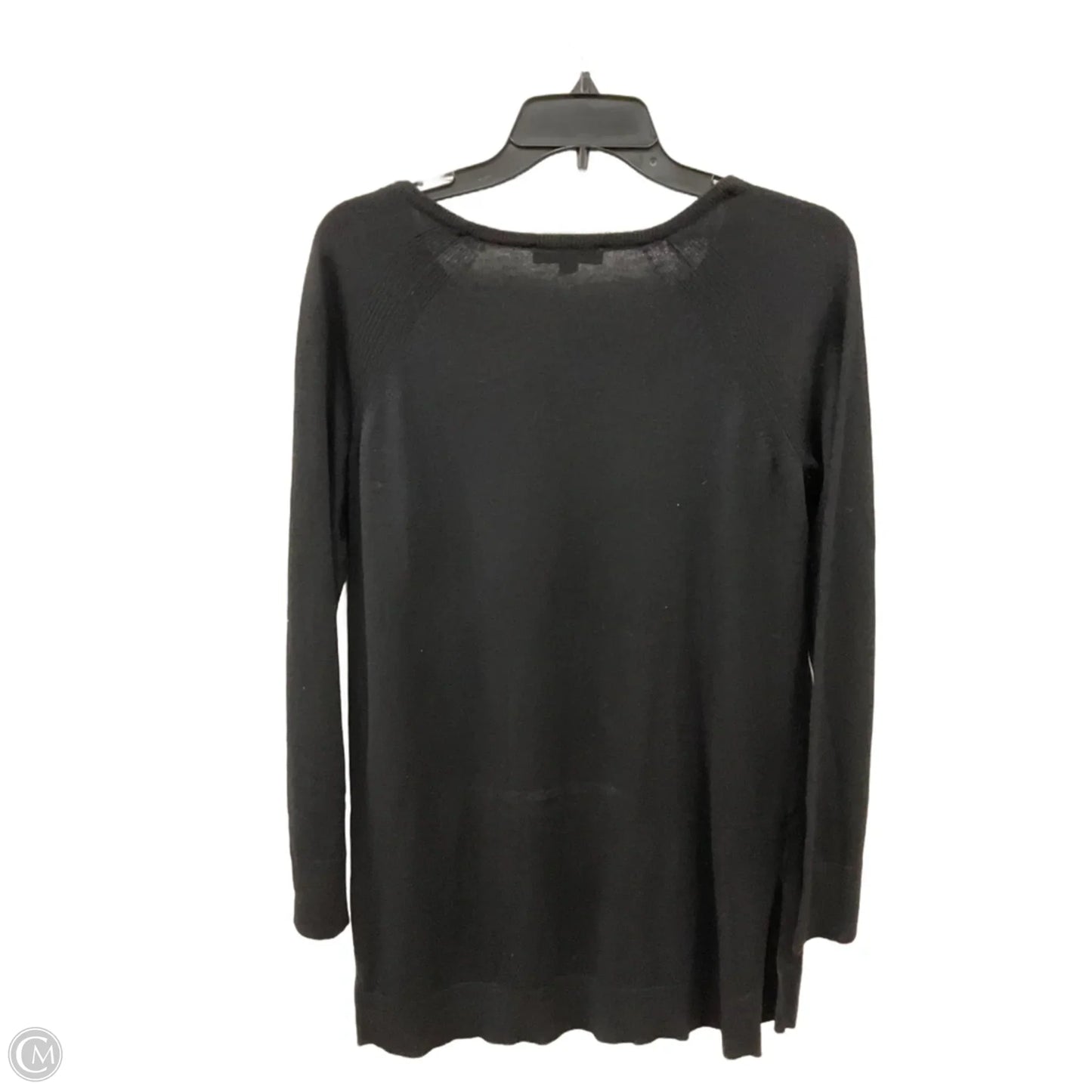 Top Long Sleeve By Ann Taylor In Black, Size: S