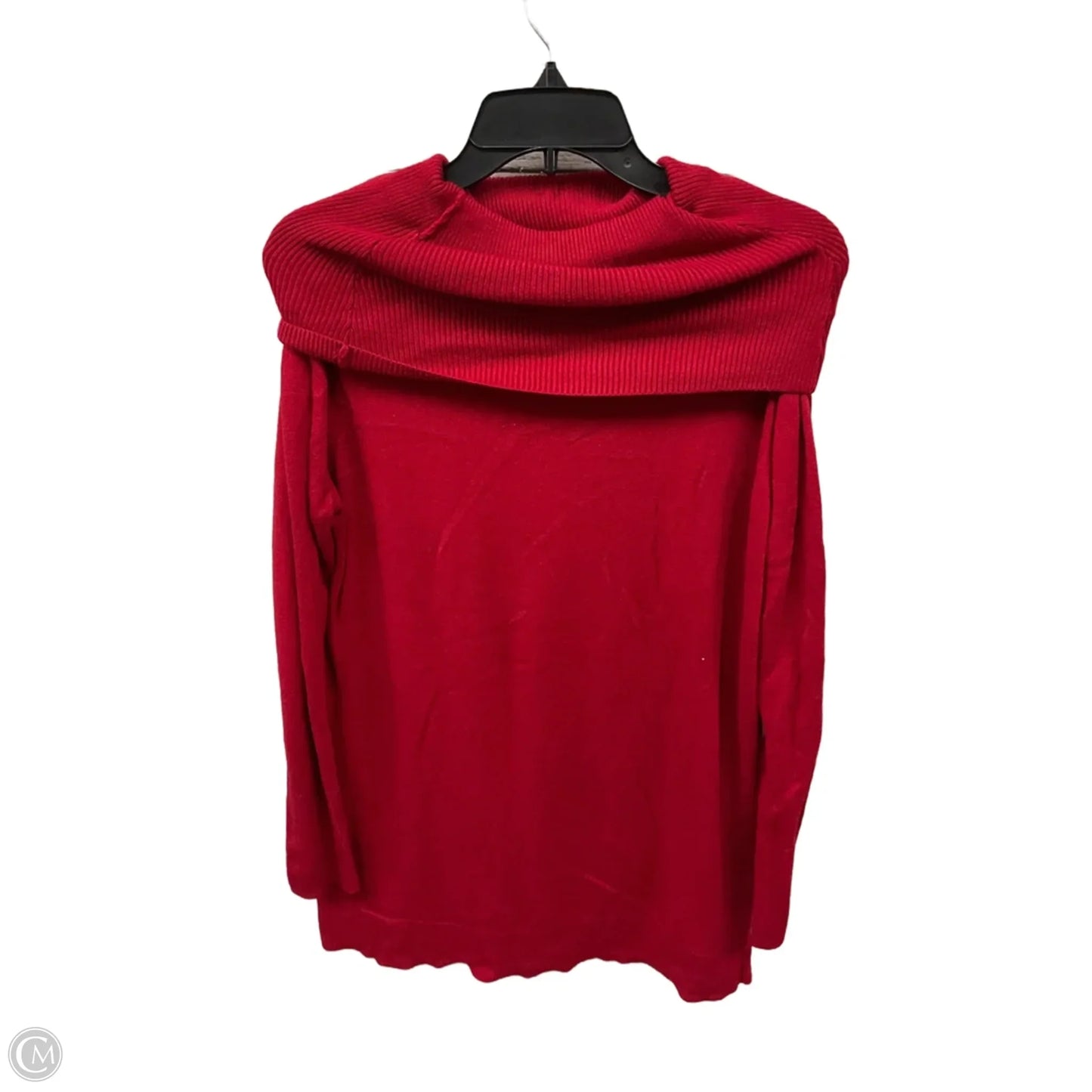 Top Long Sleeve By Daisy Fuentes In Red, Size: Xl