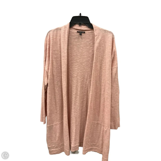Cardigan By Eileen Fisher In Pink, Size: Xl