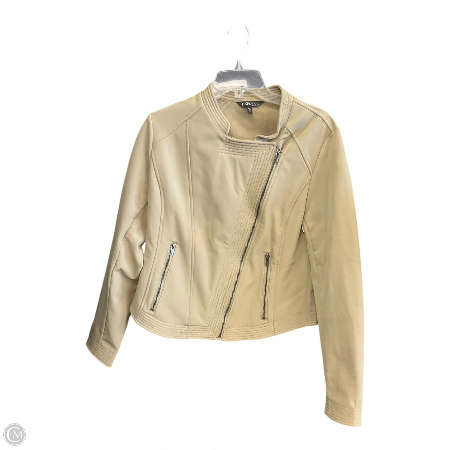 Jacket Other By Express In Tan, Size: L