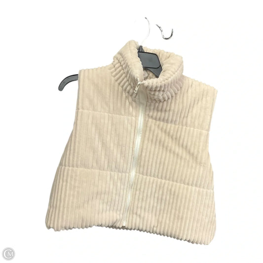 Vest Puffer & Quilted By Clothes Mentor In Beige, Size: M