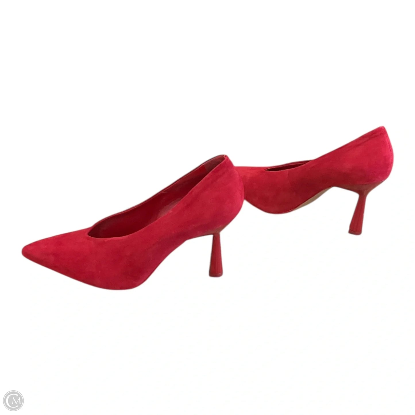 Shoes Heels Kitten By Vince Camuto In Red, Size: 7.5