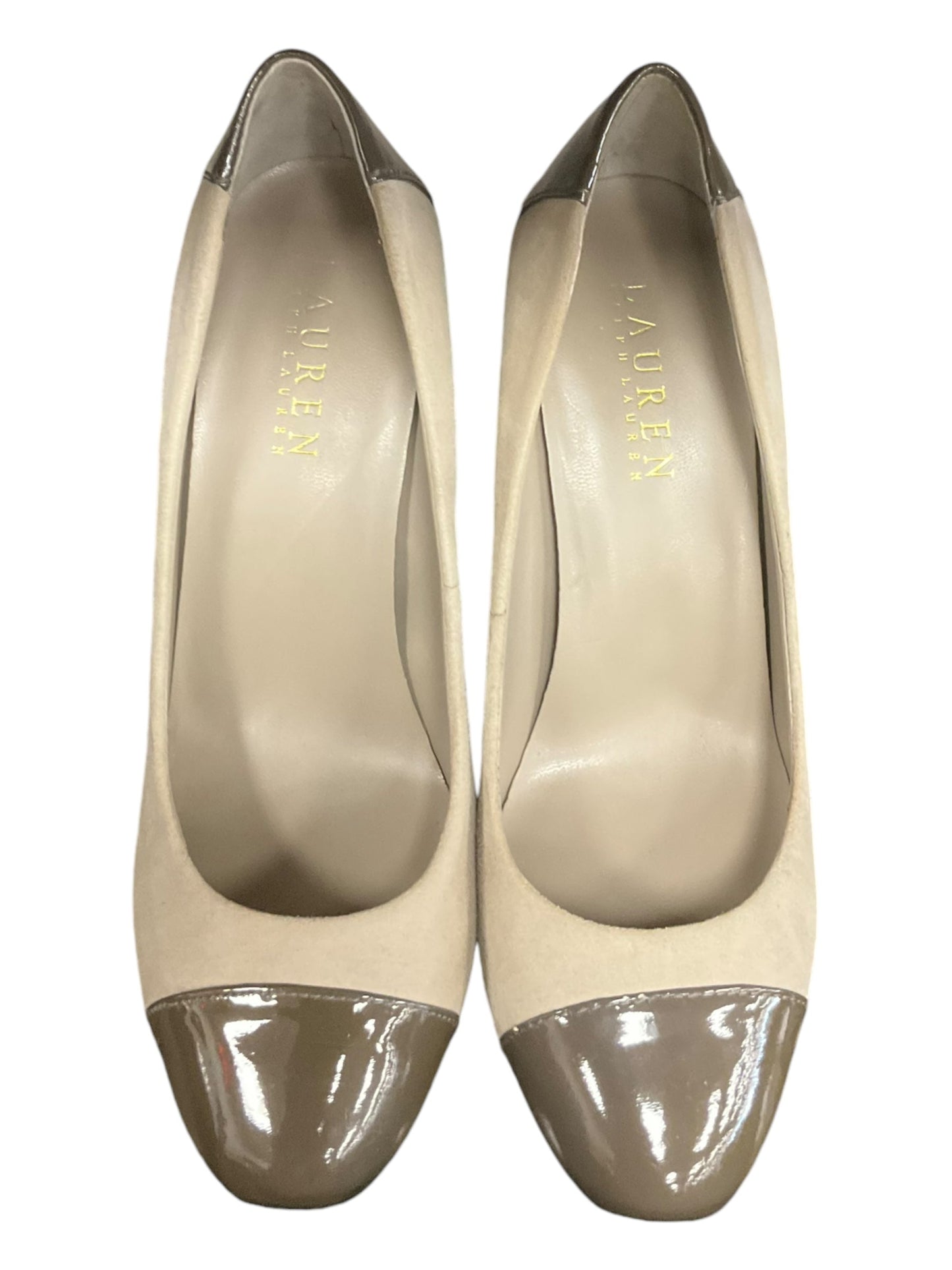 Shoes Heels Stiletto By Lauren By Ralph Lauren In Taupe, Size: 5.5