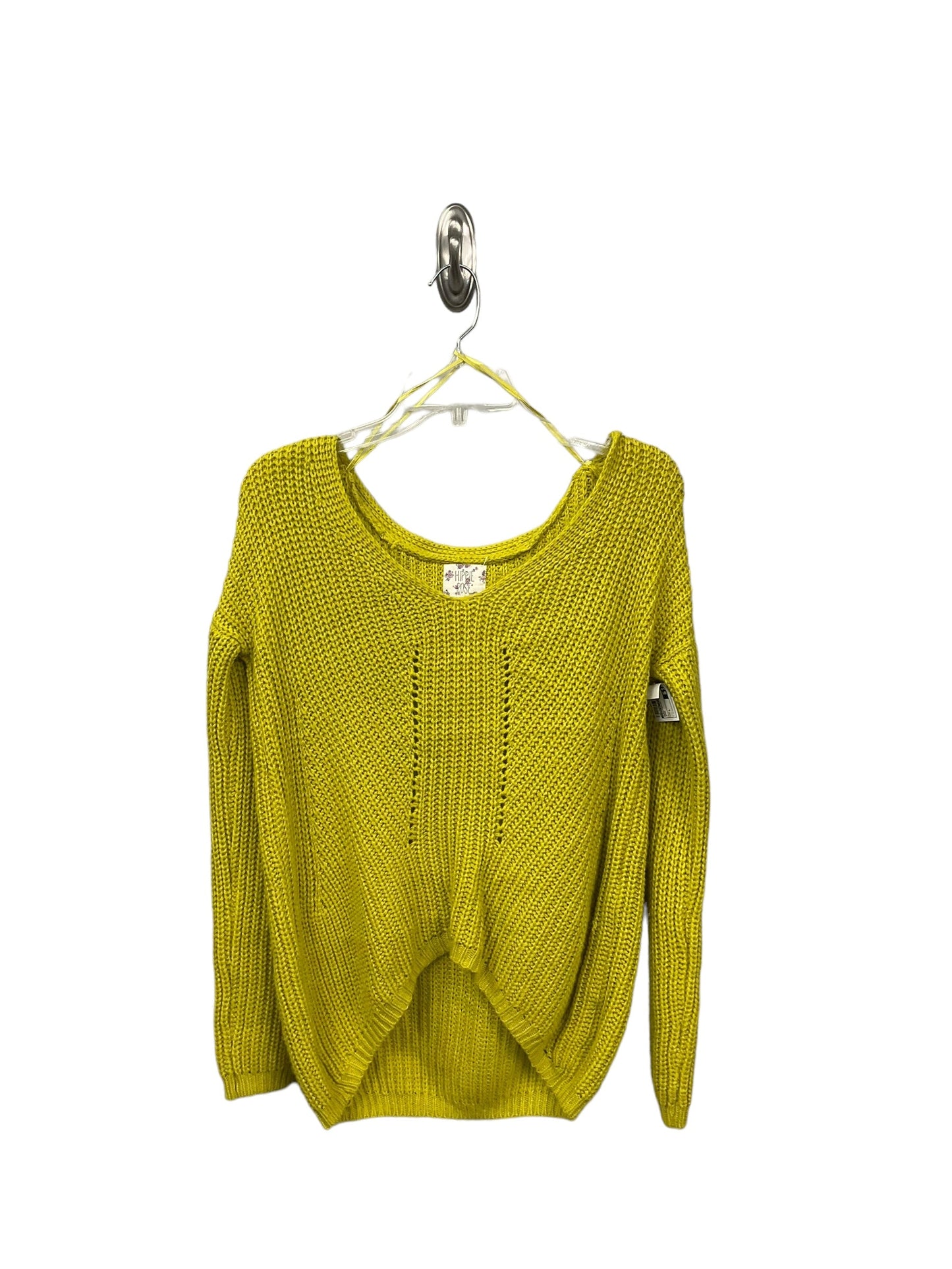 Sweatshirt Crewneck By Hippie Rose In Sage, Size: L