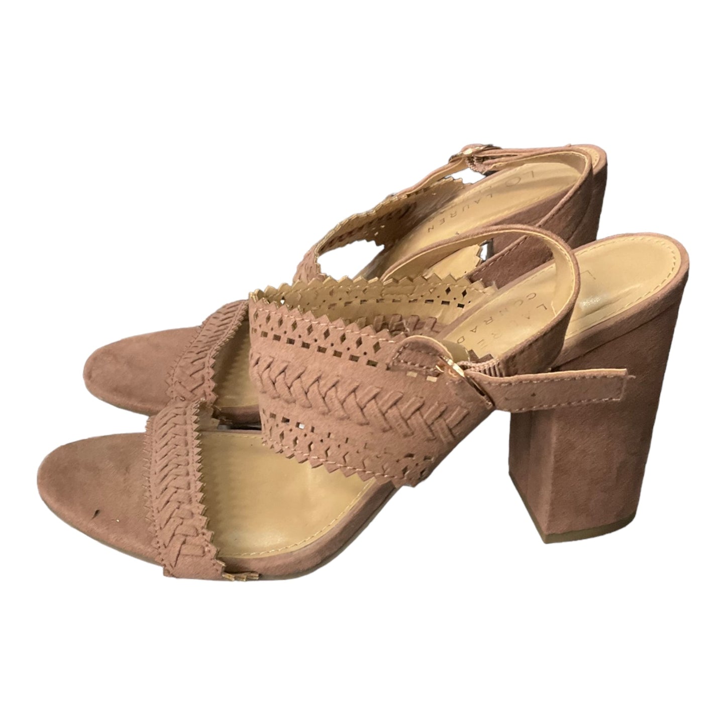 Sandals Heels Block By Lc Lauren Conrad  Size: 8.5