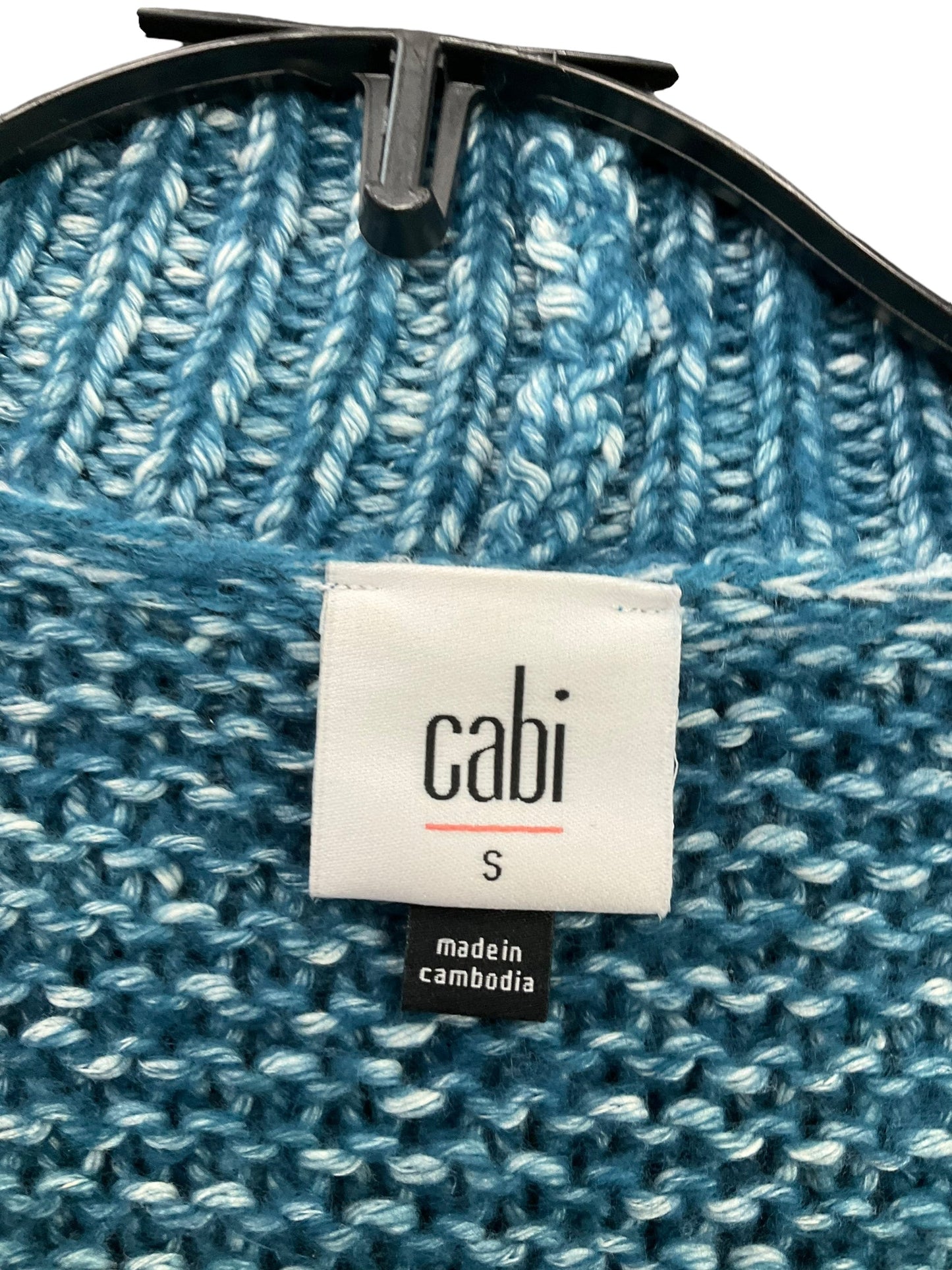 Sweater Cardigan By Cabi In Blue, Size: S