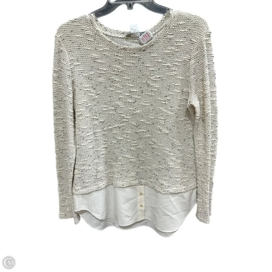 Sweater By Allison Joy In Cream, Size: S