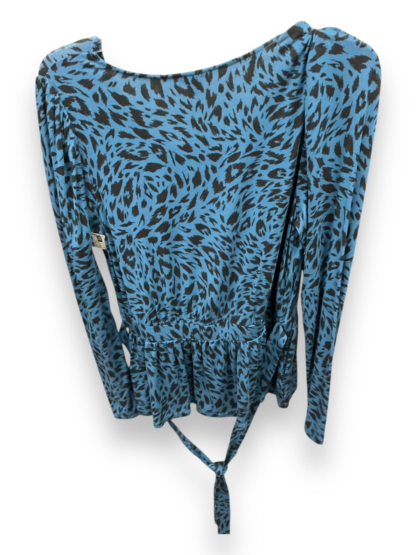 Top Long Sleeve By Ann Taylor In Animal Print, Size: M