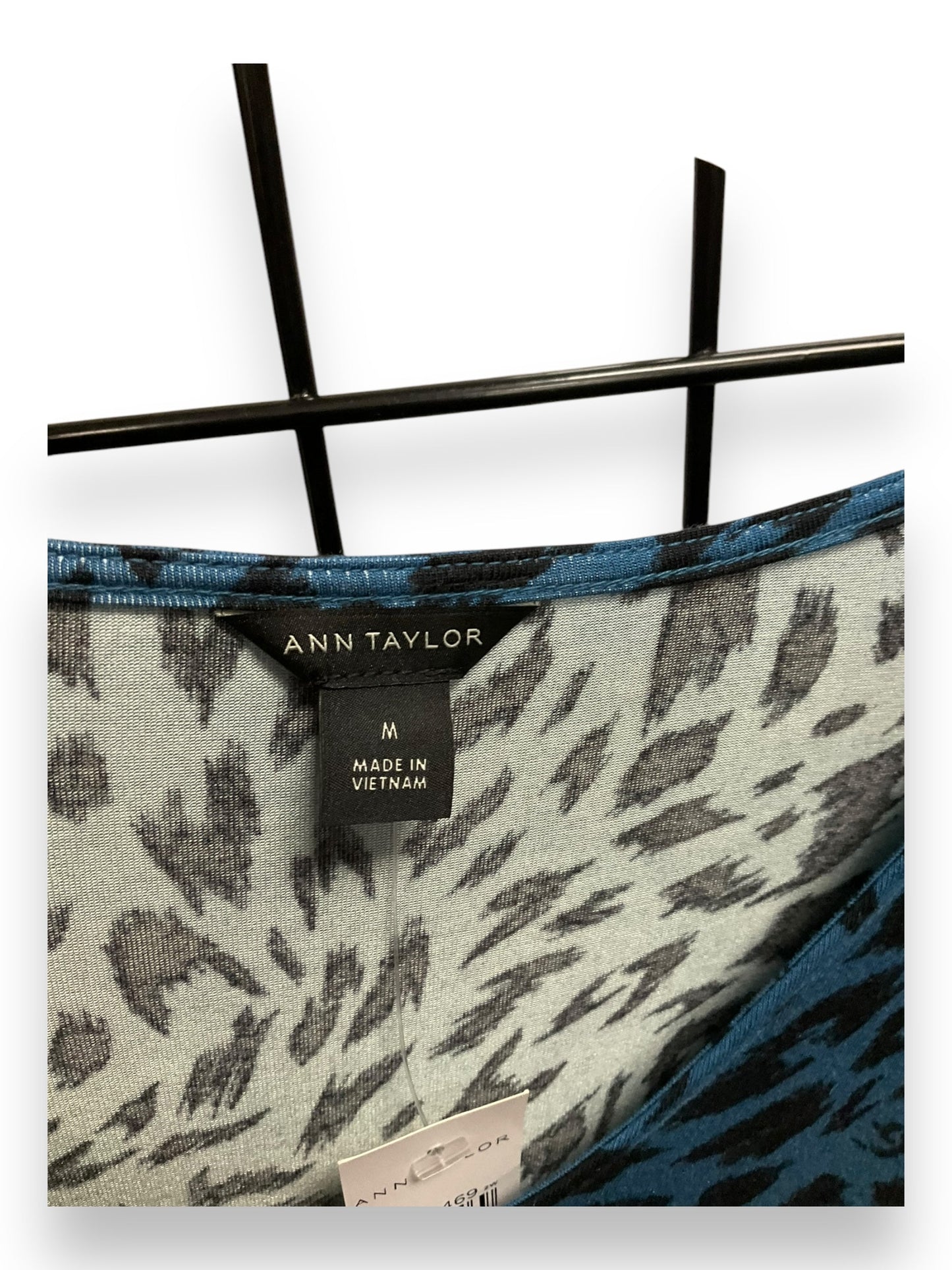 Top Long Sleeve By Ann Taylor In Animal Print, Size: M