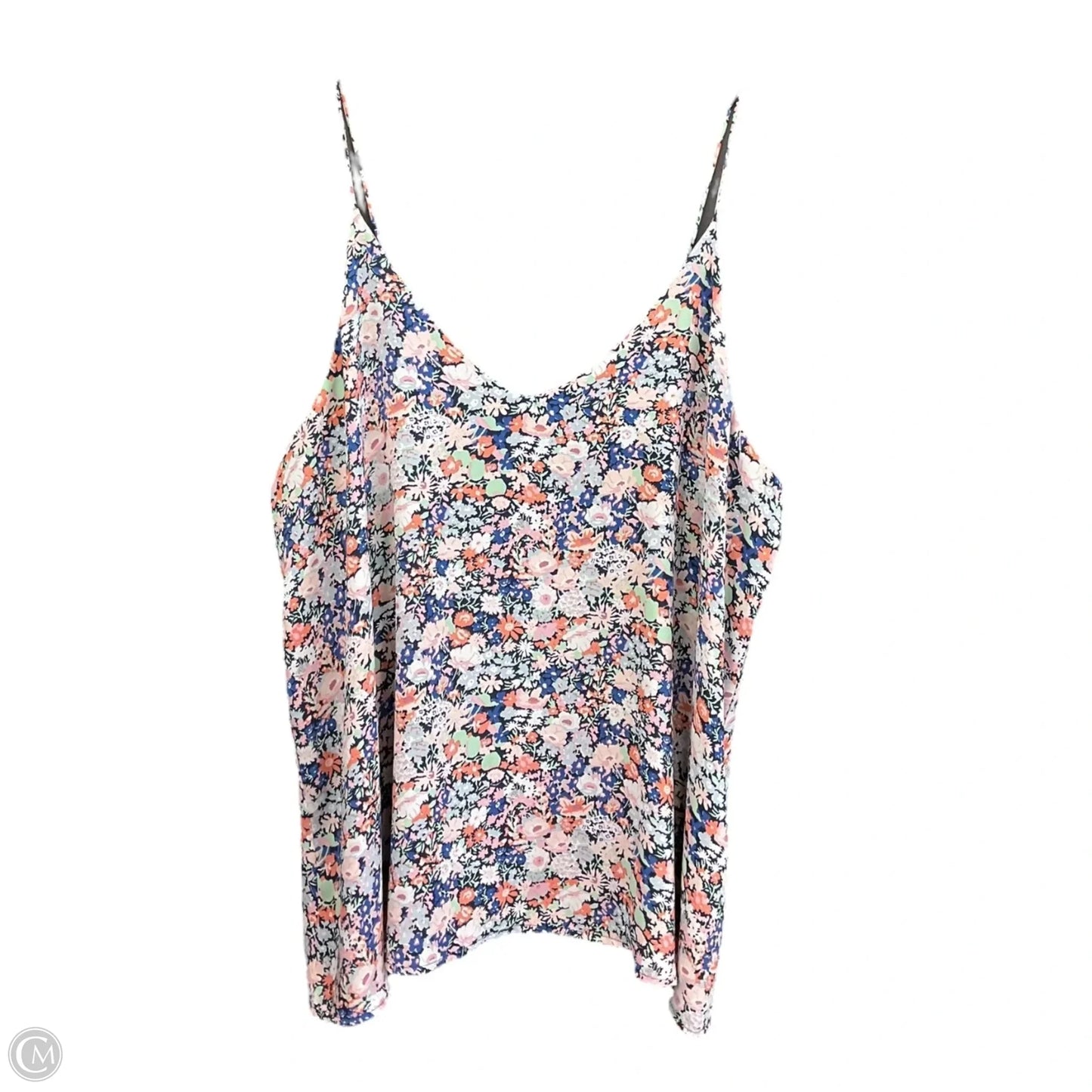 Top Sleeveless Basic By Loft In Floral Print, Size: S